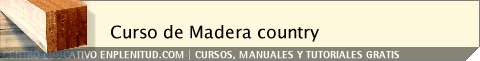 Curso gratis de madera country