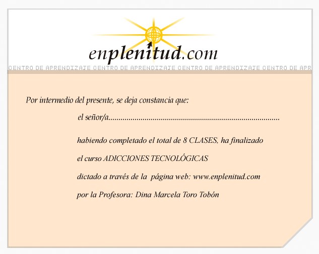 Adicciones tecnológicas - Curso gratis de enplenitud.com