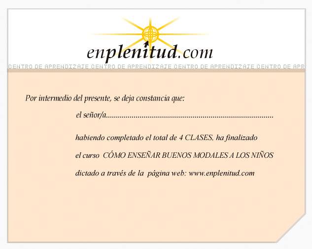 Cómo enseñar buenos modales a los niños - Curso gratis de enplenitud.com