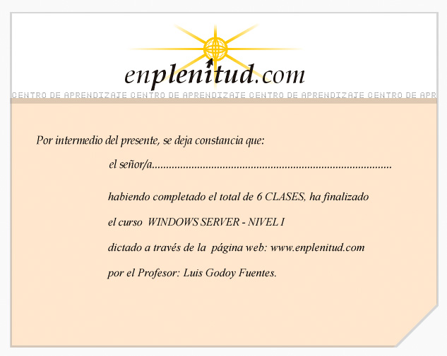 Windows Server - Nivel I- Curso gratis de enplenitud.com